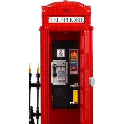 33. Lego 21347 Ideas - Czerwona londyńska budka telefoniczna