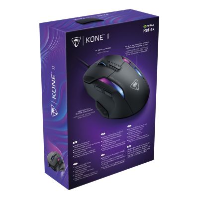 10. Turtle Beach Kone II myszka Gaming Po prawej stronie USB Typu-A Optyczny 26000 DPI
