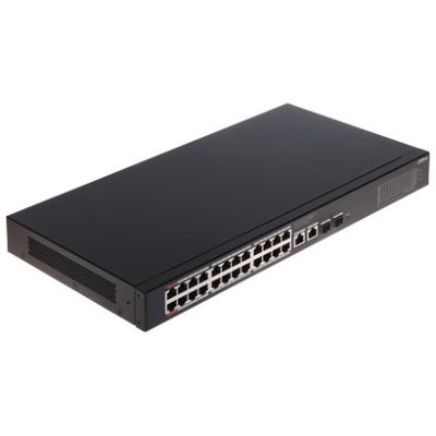 Dahua Technology CS4228-24GT-240 przełącznik sieciowy Zarządzany L2 Gigabit Ethernet (10/100/1000) Obsługa PoE Czarny
