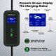 5. Qoltec 52476 Mobilna ładowarka do samochodu elektrycznego EV z regulacją 2w1 Typ2 | 3.5kW | 230V | Wi-fi | LCD | Przenośna | Wallbox | 5m