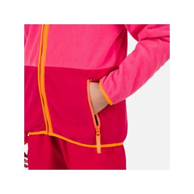 4. Bluza Rossignol Jr Strawpile Fleece Fz różowy