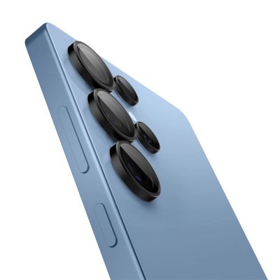 3. Osłona aparatu Spigen Optik Pro GLAS.TR EZ FIT 2-pack na Samsung Galaxy S25 Ultra - czarna