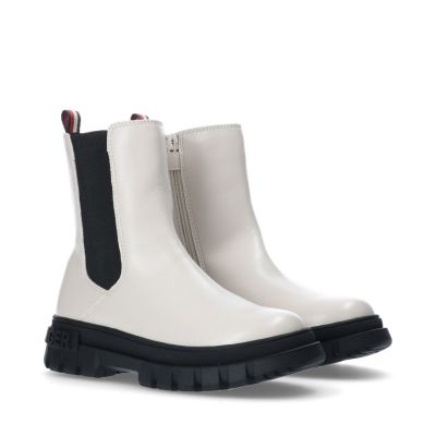 6. Botki Tommy Hilfiger Bootie Ivory T3A5-33058-1355101-101