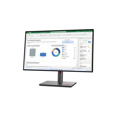 4. Monitor Lenovo ThinkVision P27h-30 LED display 68,6 cm (27") 2560 x 1440 px Quad HD LCD Czarny