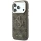 2. Etui Guess 4G & Big Resin Logo na iPhone 17 Pro Max / 18 Pro Max - brązowe