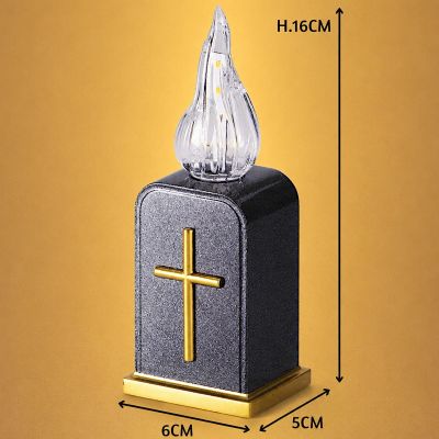 3. ŚWIECA LED NA BATERIE Z TIMEREM WKŁAD DO LATARNI 16CM
