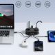 5. Listwa zasilająca Orico AP3 65W GaN 6w1 2x AC + 2x USB-A + 2x USB-C - czarna