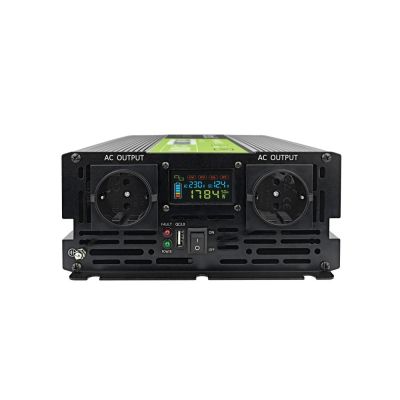 2. GREEN CELL PRZETWORNICA LCD 12V/230V 2000W/4000W CZYSTY SINUS INVGC12P2000LCD