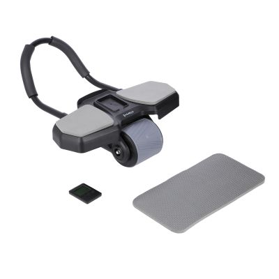 20. KA10 BLACK KÓŁKO ABS AUTOMATYCZNE KOŁO DO ĆWICZEŃ MIĘŚNI BRZUCHA Z PODPARCIEM