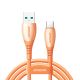 Kabel Joyroom S-A59 Vibrant Series 3A USB-A - USB-C 1,2m - pomarańczowy