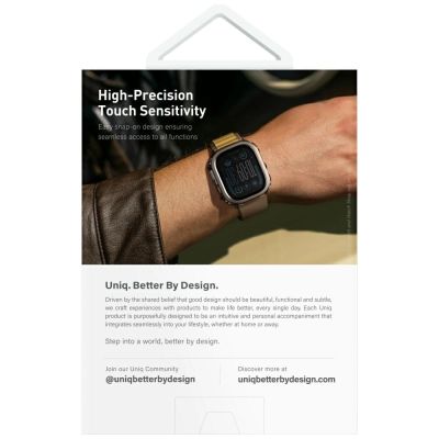 6. Etui ze szkłem hartowanym UNIQ Voute na Apple Watch Ultra 49 mm - czarne