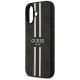 6. Etui Guess 4G Printed Stripes MagSafe na iPhone 17 -czarne