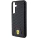 6. Etui Ferrari Carbon Stitched Bottom na Samsung Galaxy S24+ - czarne
