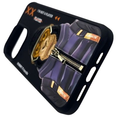 6. Etui Nimmy Cool&Cute 2.0 Monkey na iPhone 15 Pro Max - czarne