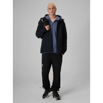 4. Kurtka typu softshell z kapturem męska 4F 4FWAW26TSOFM608-20S