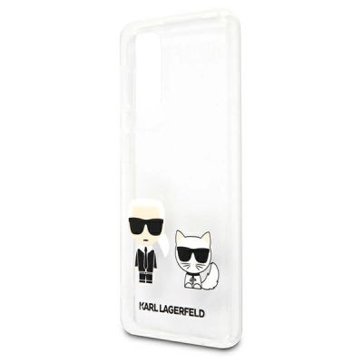 6. Etui Karl Lagerfeld Karl & Choupette na Samsung Galaxy A32 5G - przezroczyste