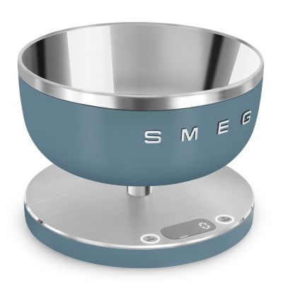 6. Smeg KSC01SBMWW waga kuchenna Niebieski Blat Okrągły Elektroniczna waga kuchenna