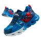 Leomil buty sportowe dziecięce sneakersy Spiderman lekkie na rzep LED niebieskie