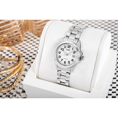 12. Zegarek Damski CASIO LTP-1259PD-7BEG + BOX