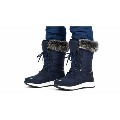 5. Buty zimowe dziewczęce Trollkids Girls Hemsedal Winter Boots XT wodoodporne granatowe (576-100)
