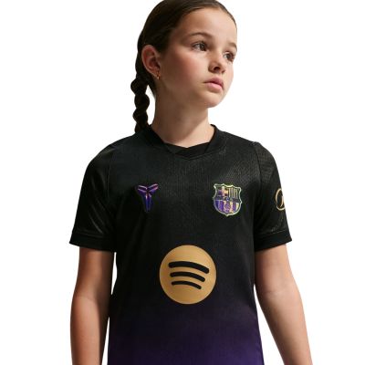 4. Koszulka dla dzieci Nike FC Barcelona Stadium Away 2026/27 fioletowo-czarna II1674 505