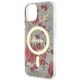 6. Etui Guess Flower MagSafe na iPhone 14 - zielone