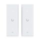 10. Ubiquiti UACC-Retrofit-PoE-2Wire Nadajnik i odbiornik sieci Biały 10, 100 Mbit/s