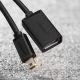 7. Adapter Ugreen US249 10383 mini USB-B (męski) / USB-A (żeński) OTG 10cm - szary