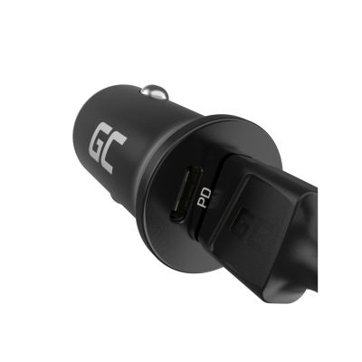 13. GREEN CELL ŁADOWARKA SAMOCHODOWA GC POWERRIDE NANO38 38W 6A 1X USB-C 1X USB-A