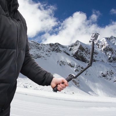 13. Statyw monopod 3 w 1 z uchwytem do selfie dla GoPro - czarny