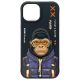 4. Etui Nimmy Cool&Cute 2.0 Monkey na iPhone 15 - czarne