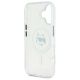 7. Etui Karl Lagerfeld IML Metal Choupette Head MagSafe na iPhone 16 - białe