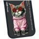 5. Etui Nimmy Glasses Cool Cat na iPhone 17 Pro - czarne