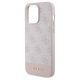 6. Etui Guess 4G Stripe Collection na iPhone 15 Pro Max - różowe