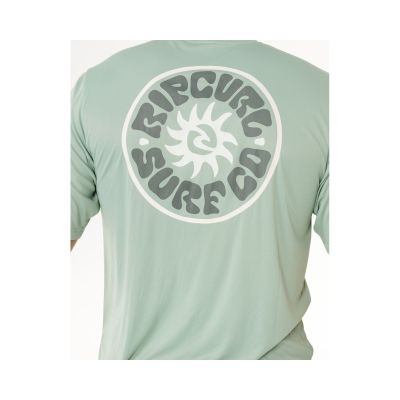 5. Lycra męska RIP CURL Pacific Rinse Surflite Upf S/S zielona