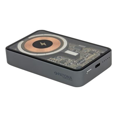 4. PATONA Premium Powerbank Clear 3.0 PD20W 10.000mAh MagSafe z ładowaniem bezprzewodowym