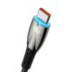 2. Baseus Glimmer Series kabel do szybkiego ładowania USB-A - USB-C 100W 480Mb/s 1m czarny