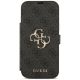 3. Etui Guess Book 4G Metal Logo na iPhone 17 Pro Max - czarne