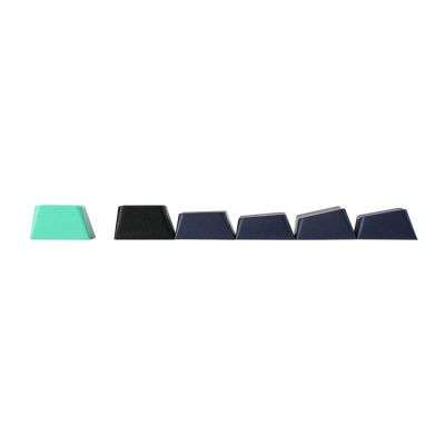 6. Klawiatura gasket F87 Pro Dark Blue + Black + Cyan GrayWoodV4 switch RGB AULA