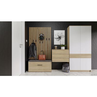 3. Szafka na buty ze schowkiem PARMA 100x35xH49 sonoma