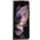4. Etui Guess Leather 4G Triangle Strass na Samsung Galaxy Z Fold 5 - brązowe