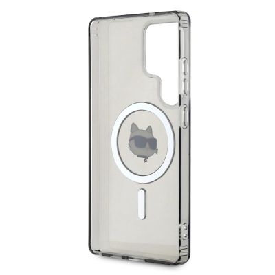 7. Etui Karl Lagerfeld Button Choupette Head Printed Logo MagSafe Samsung Galaxy S25 Ultra czarny
