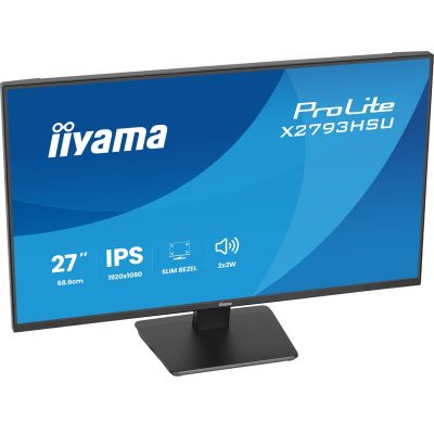 6. iiyama ProLite X2793HSU-B1 monitor komputerowy 68,6 cm (27") 1920 x 1080 px Full HD LED Czarny