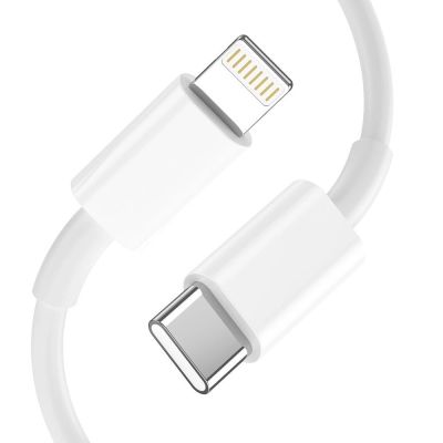 4. Ładowarka Tech-Protect C20W sieciowa USB-C PD 20W / USB-A QC 3.0 z kablem USB-C / Lightning - biała