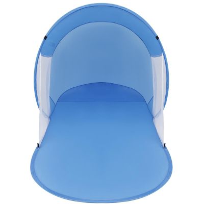 29. NAMIOT PARAWAN PLAŻOWY SAMOROZKŁADAJĄCY 190X80X90/70CM NIEBIESKI ENERO CAMP