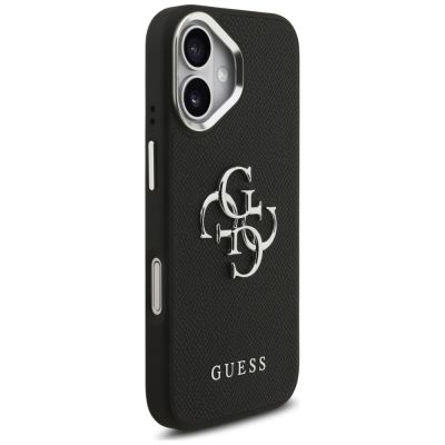 4. Etui Guess Grained Big 4G Classic Logo na iPhone 17 - czarne