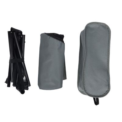 8. FOTEL TURYSTYCZNO PLAŻOWY 58x52x64CM SZARY