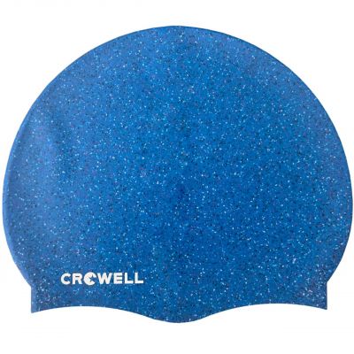 3. Czepek pływacki silikonowy Crowell Recycling Pearl niebieski kol.5