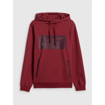 8. Bluza dresowa regular z kapturem męska 4F 4FRSS26TSWSM2975-20S