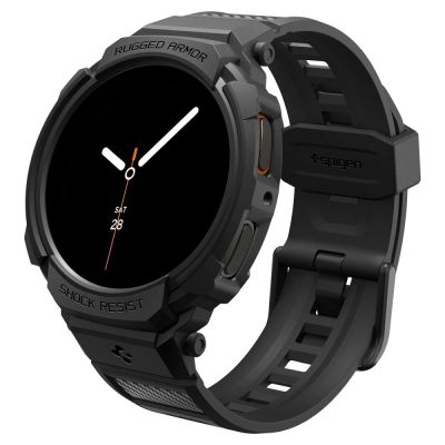Pasek Spigen Rugged Armor Pro na Samsung Galaxy Watch 8 40 mm - czarny mat